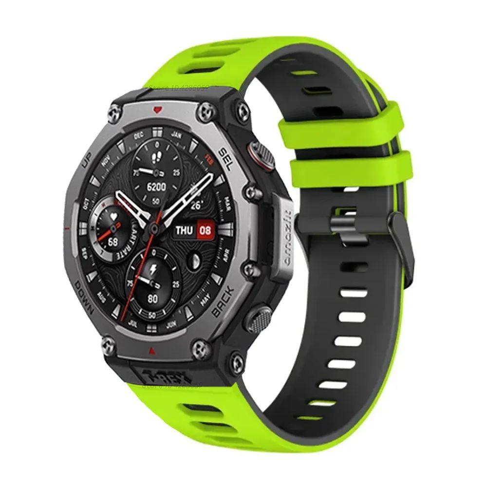 Спортивный ремешок для умных часов Amazfit T-Rex 3, мягкий дышащий силиконовый браслет для Huami Amazfit T Rex 3