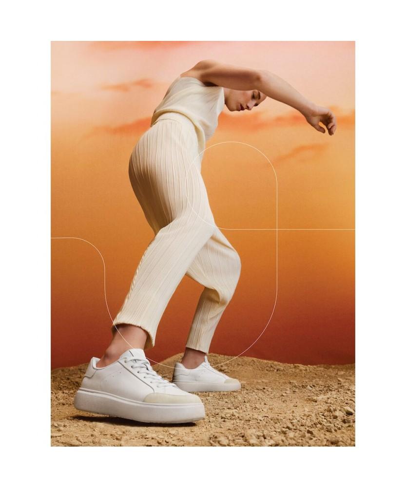 Fitflop [Rtg] Женские кожаные/замшевые кроссовки - Urban White (Ft59K2N121)