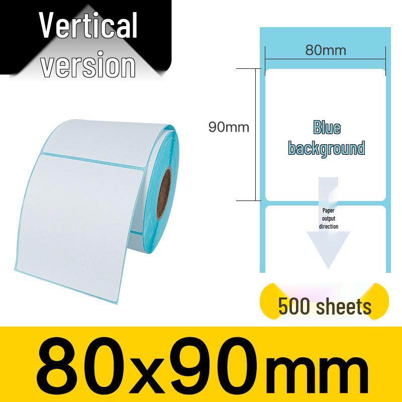 100x100x150mm Three-Proof Self-Adhesive Thermal Label Paper for Barcode Printing