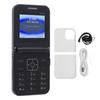 Flip Phone Unlocked Large Buttons Dual SIM Dual Standby Speed Dial Vibration FM 2.4 Inch Torch