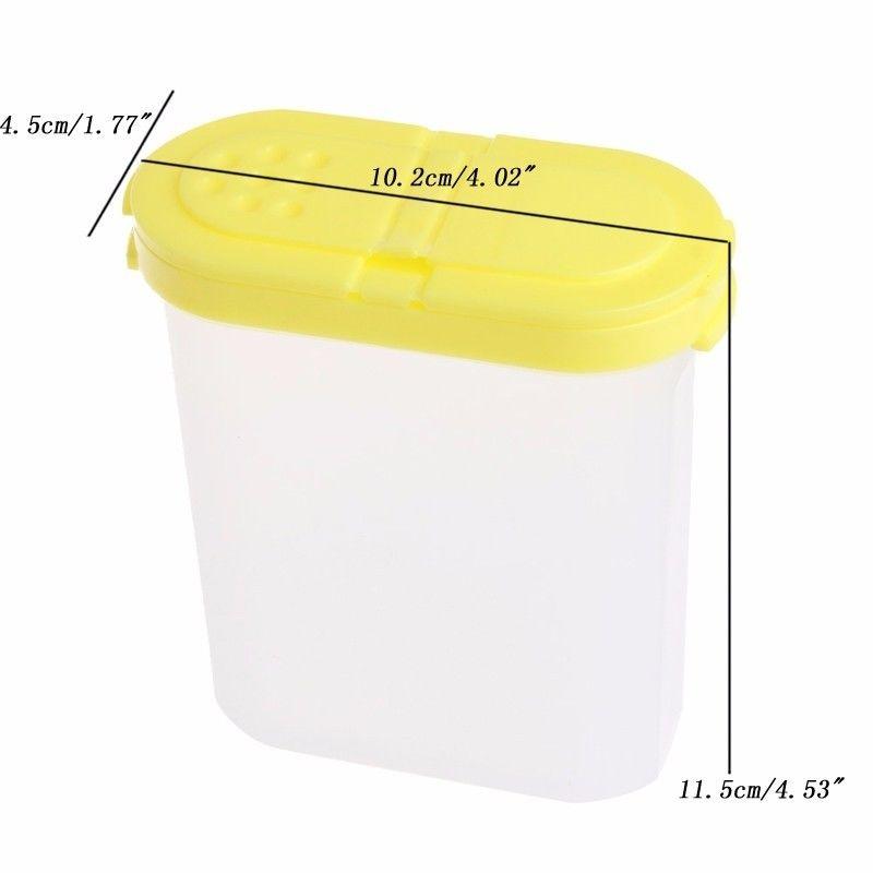 Двойные банки для специй, пластиковый шейкер для приправ, приправ, сахарной соли ZKStar ZH