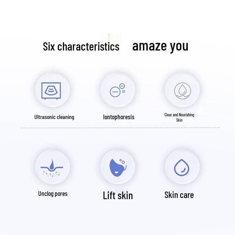 KONKA Ультразвуковой скрабер для кожи и удалитель черных точек