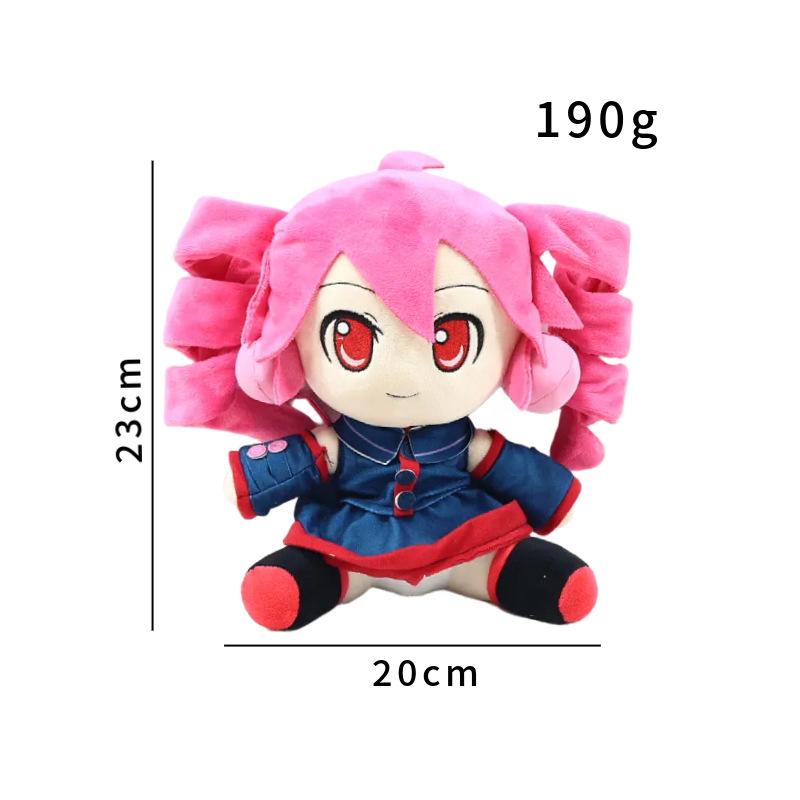 New Kasane Teto Plush, Kasane Teto Stuffed Doll, UTAU Virtual Singer Character Plushie