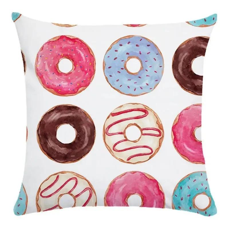 Пончик Декоративная наволочка для автомобиля Украшения для офиса Гостиная Диван Домашняя наволочка