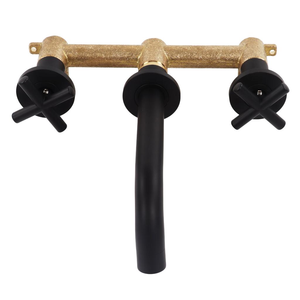 Настенный смеситель для раковины, смеситель с горячим и холодным изливом, смеситель для ванны, для ванной комнаты, внутренний и внешний