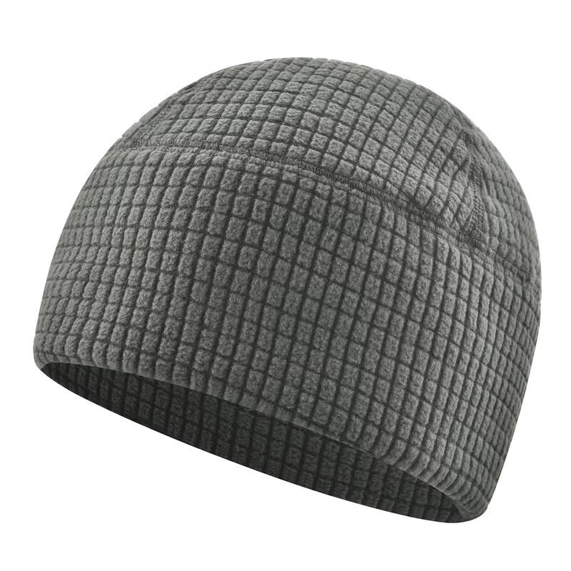 Mi Ling Grid Fleece Double-layer Winter Unisex Tactical Hat