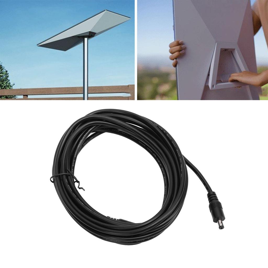 Rectangular Satellite DC Power Cable Replacement for Mini Extension Accessories Water Proof Outdoor 