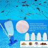 Pool Vacuum Bags Fine Mesh Pool Vacuum Filter Bags 10 Pieces Reusable Nylon Pouch with Locking Cord for Ponds Water Sand Dirt