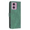 For Motorola Moto G45 5G/G34 5G Phone Cases Wallet Stand Geometry Imprint Leather Cover