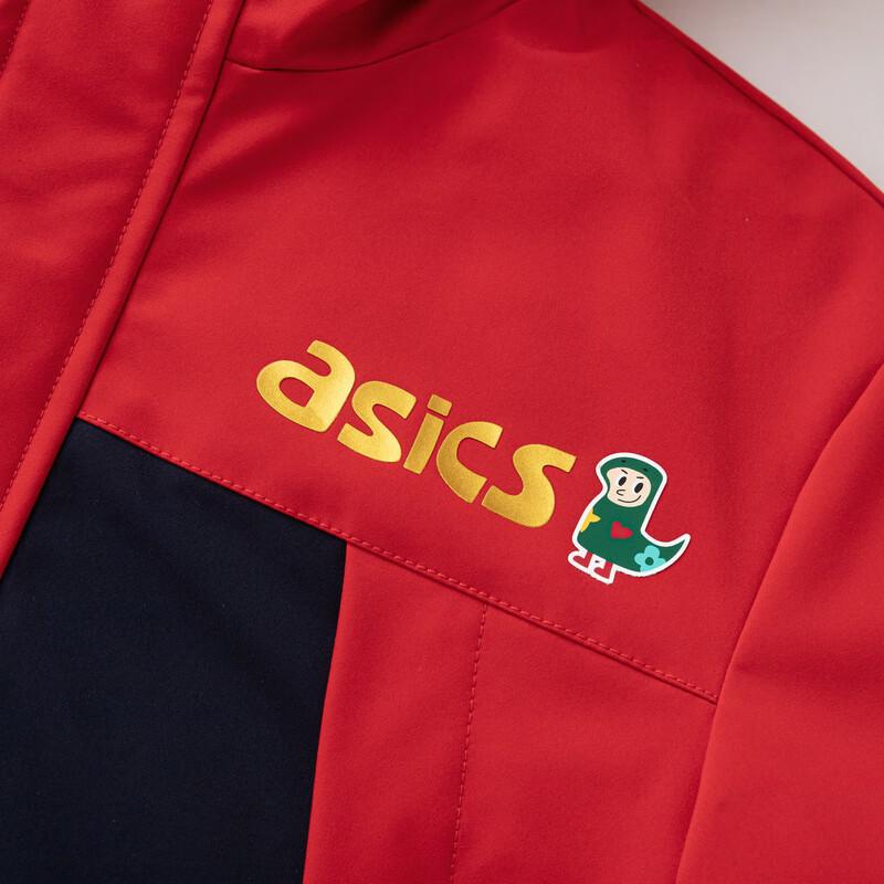 Asics Детская ветрозащитная куртка с капюшоном на Новый год
