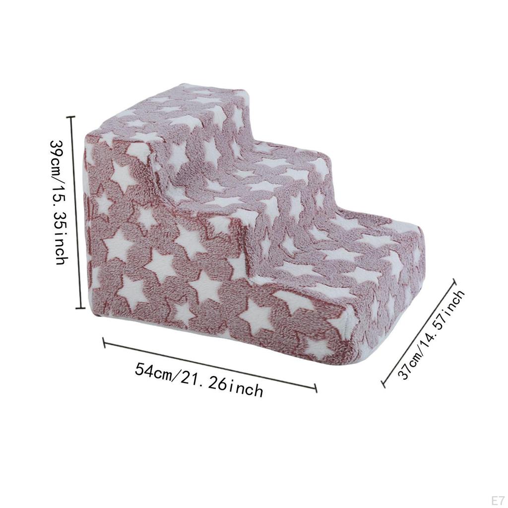 Pet Staircase with Removable Cover, Ideal for Dogs And Cats
