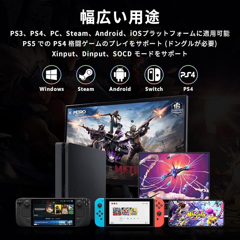 Контроллер Lwuckbarrt Akecon без рычага Без рычага Akecon Можно положить на колени Ультратонкий Широкая верхняя пластина Удобно носить с собой T16 RGB