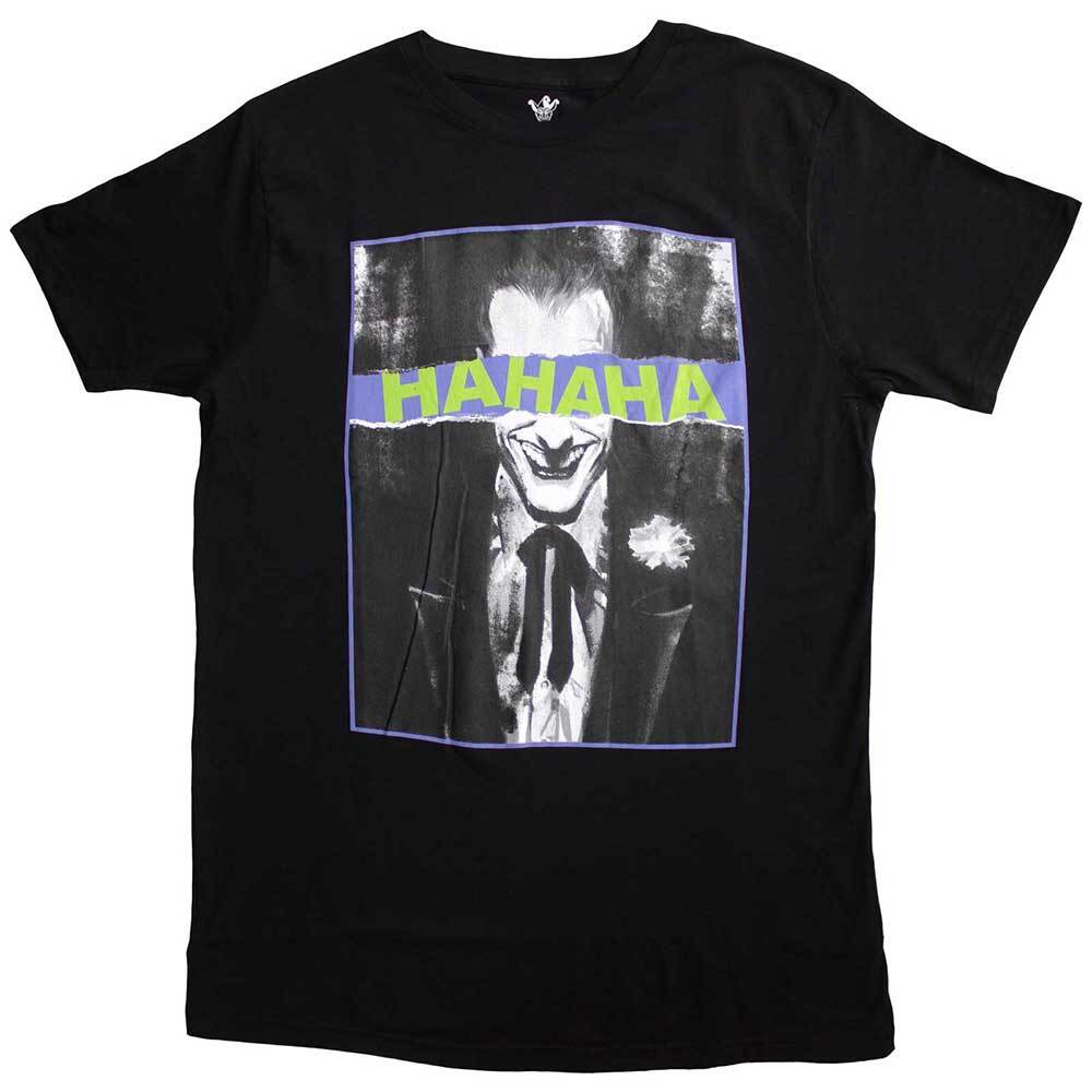 Dc Comics Unisex Tshirt Joker Hahaha Eyes (Large)