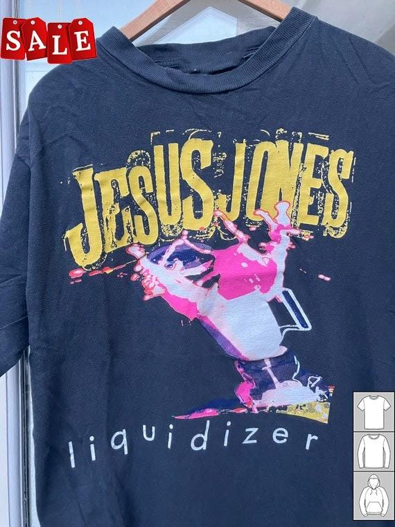 Новая футболка Jesus Jones Liquidizer Подарок для фанатов Мужская Все размеры Унисекс Футболка WE461