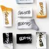 Socks Men Skate Running Sports Socks White Print Funny Socks Print Hip Hop Novelty Socks Essentials
