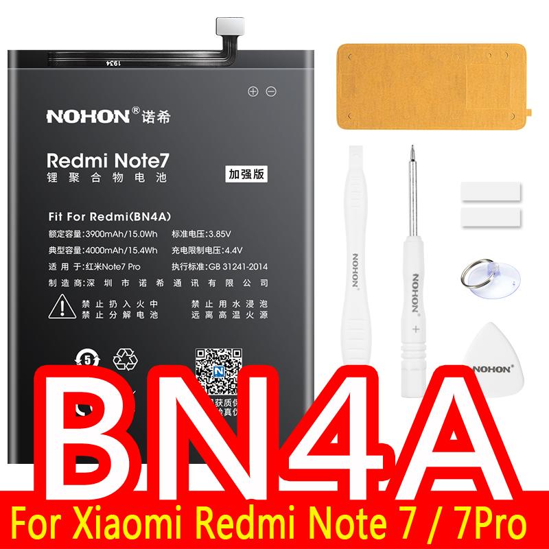 Replacement Battery NOHON For Xiaomi Mi 4C 5 5S 5X 6 MIX2 8 9 POCOPHONE F1 Note 2 Redmi 4A Pro Note 3 3S 4 4X 5