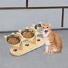 Cat Bowls Elevated Feeding Bowl, Puppy Dish Station ,Lightweight Portable Pet Feeder