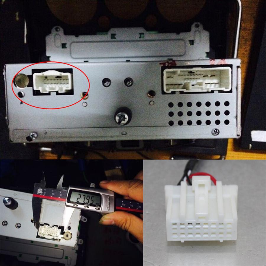 Portable Car Audio Wireless Bluetooth Interface Adapter Aux Support Wma Wav Flac