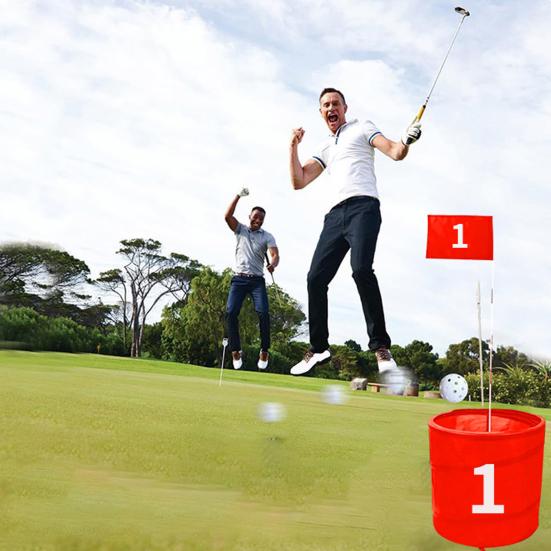 Портативный набор для тренировки гольфа Пиклболы Пляжное ведро Тренировочный набор с сеткой для чиппинга Легкая игра на открытом воздухе для заднего двора, парка