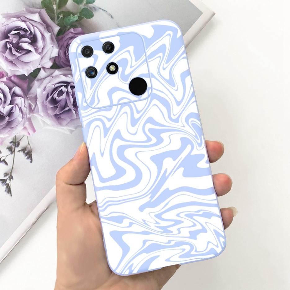 Чехол для Realme Narzo 50A RMX3430 Милый мультяшный чехол Мягкий силиконовый чехол для телефона Для Realme Narzo 50i Narzo50A Prime Fundas Coque