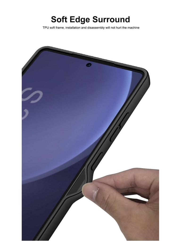Тонкий силиконовый мягкий чехол из ТПУ Samsung S25 Ultra с защитой от падений и точными вырезами