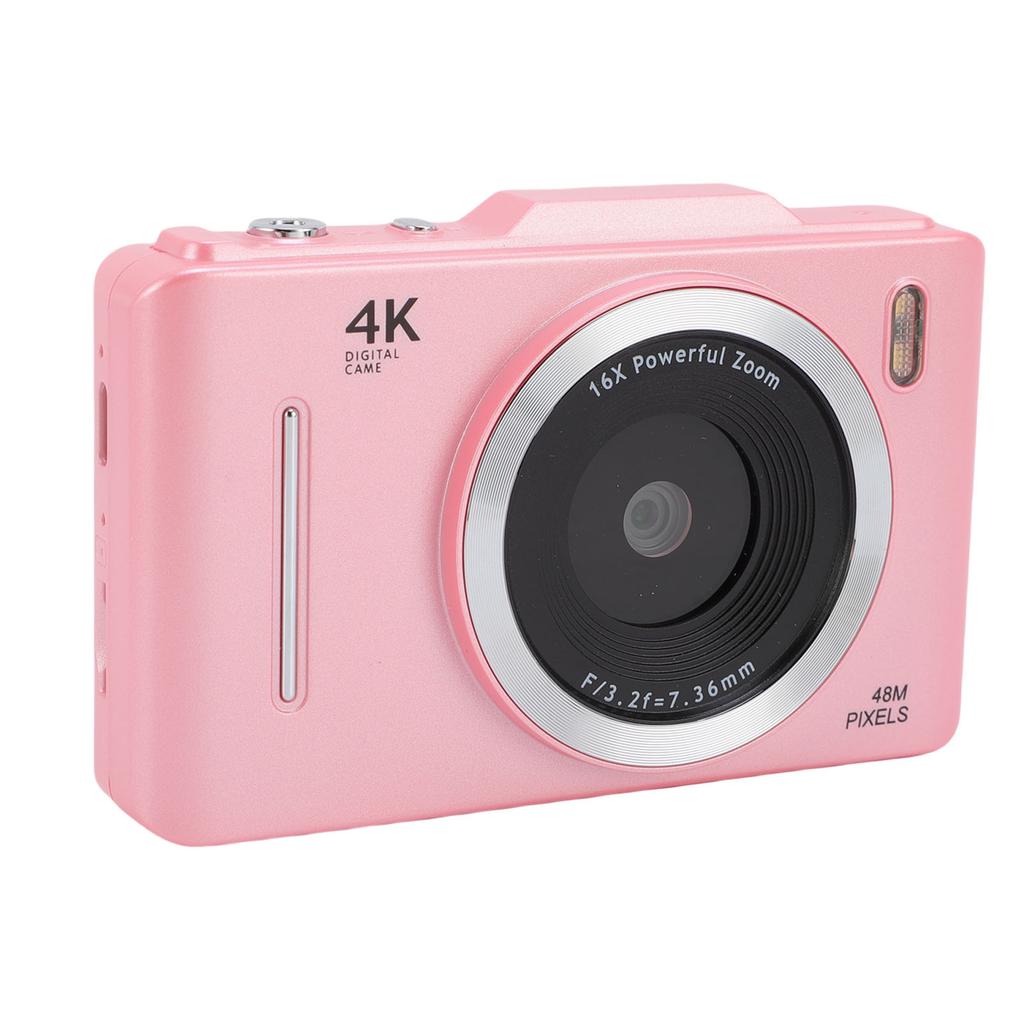 Цифровая камера 4K для фотографии Автофокус 48 МП HD-камера с защитой от дрожания 16-кратный цифровой зум 2,8-дюймовый экран
