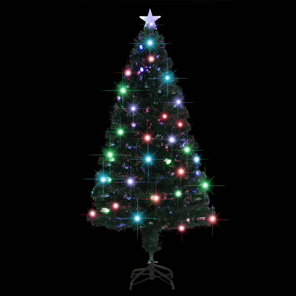 Illuminated Christmas Tree with Stand and LED 150 cm Fiber Optic