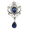 Flat Back Wedding Brooch Alloy Material DIY Accessories Wedding Dress Decoration  Invitation Design