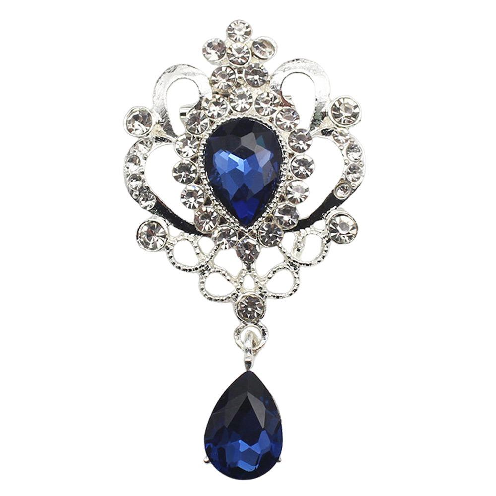 Flat Back Wedding Brooch Alloy Material DIY Accessories Wedding Dress Decoration  Invitation Design