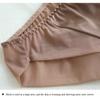 1 Pc Low Waist Sexy Lace Triangle Briefs Silky Smooth and High Elasticity Silk Home Underwear Briefs