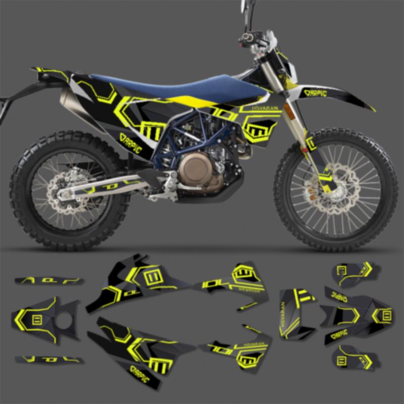 PowerZone Индивидуальные Графические Наклейки Комплекты Для Husqvarna Наклейка 15-20 701 SUPERMOTO ENDURO 2015-2017 2018 2019 2020
