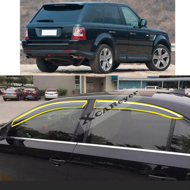 Для LAND ROVER RANGE ROVER SPORT 2005 2006 2007 2008 2009 2010 2011 2012 2013 Наклейка Стекло Окна Ветровик Защита от Дождя/Солнца