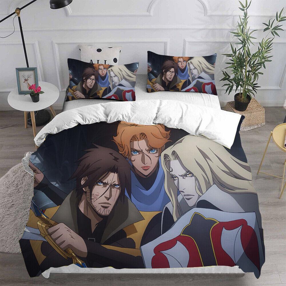 Косплей Castlevania Тревор Бельмонт 3D пододеяльник комплект постельного белья наволочка одеяло
