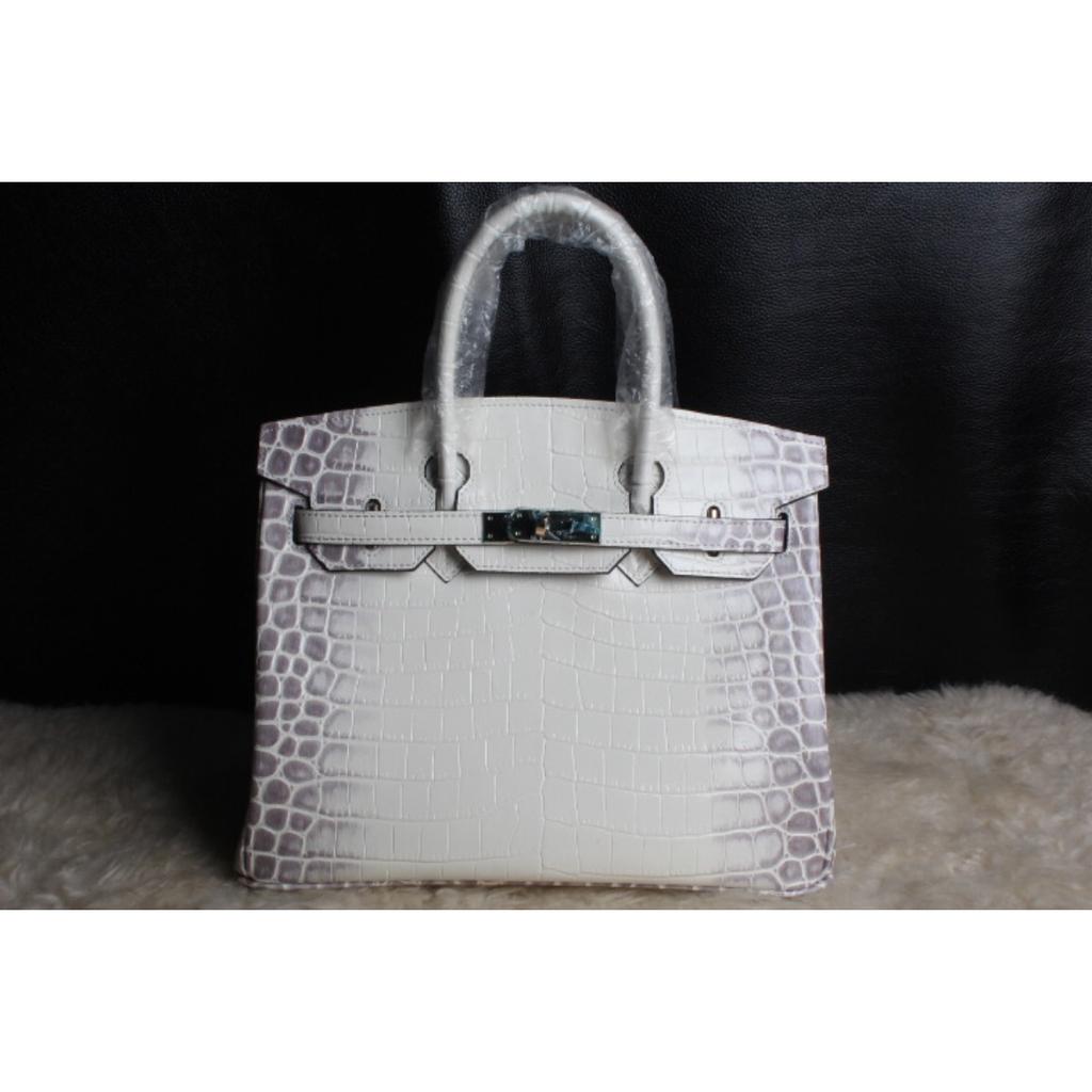 FD64102940 осень и зима новая платиновая серия макарон узор крокодила портативная наплечная сумка из коровьей кожи 25 см