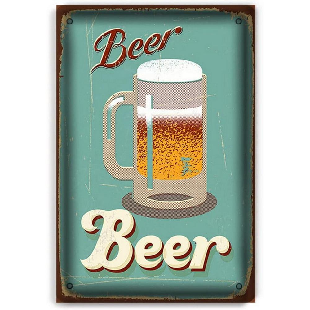 I Beleive In Have Another Beer Metal Tin Signs Posters Plate Wall Decor for Bars Man Cave Cafe Clubs Retro Posters Plaque