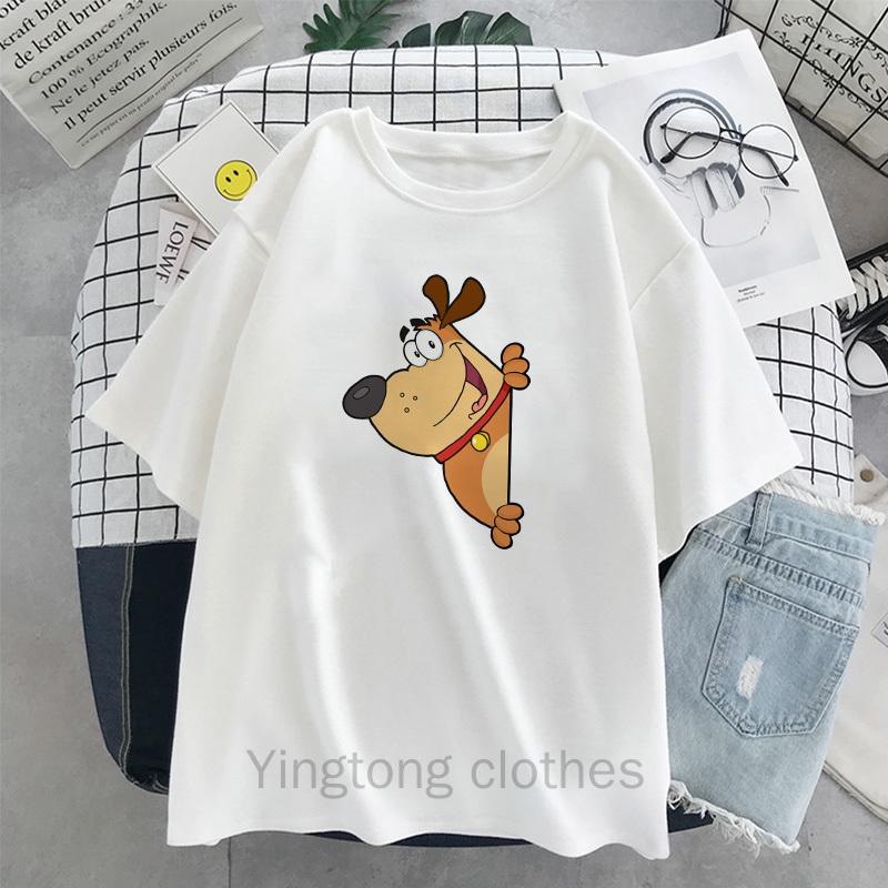 Kawaii Little bear Printed Women T-Shirt Harajuku Summer Short Sleeve T-Shirts Japanese Anime Cartoon Oversized T-Shirt Female