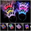 Optic Fiber Light Up LED Glow Hair Bands Sweet Christmas Hair Hoop  Masquerade Party