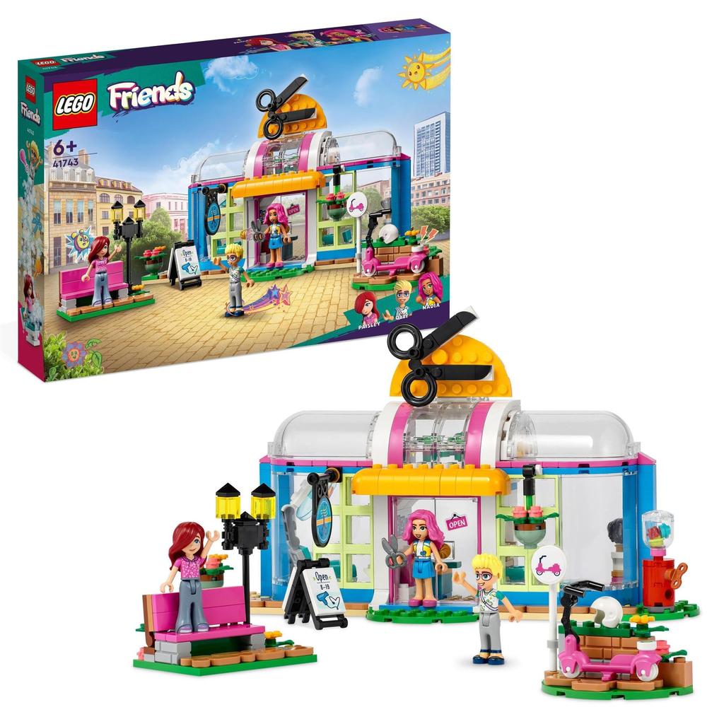 LEGO Friends Heartlake City Hair Salon 41743 Toy Block Present Pretend Play Town Building Girls Ages 6+