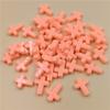 Spring Color DIY Jewelry Accessories Making Materials Necklace Bracelet Fashion Macaron Color 50Pcs Cross Loose Beads System Cream  Jewelry Accessory