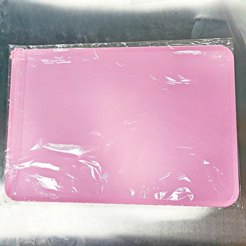 Large Non-Slip Silicone Pet Feeding Mat - Easy to Clean, Foldable, Waterproof Cat & Dog Paw Pad