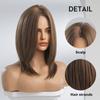 Brown Wig Bob Synthetic Wigs for Women Daliy Lolita Party Natural Wigs High Temperature Hair