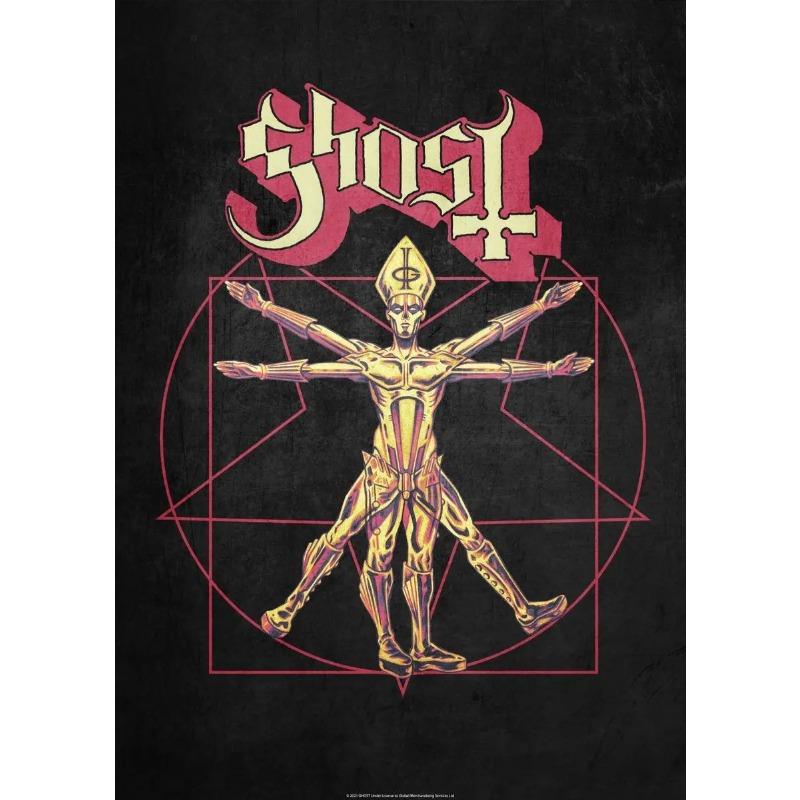 Абстрактные Ghost Band Poster Heavy Metal Band Wall Art Холст Картина Печать HD Картины для Гостиной Кофейня Бар Домашний Декор