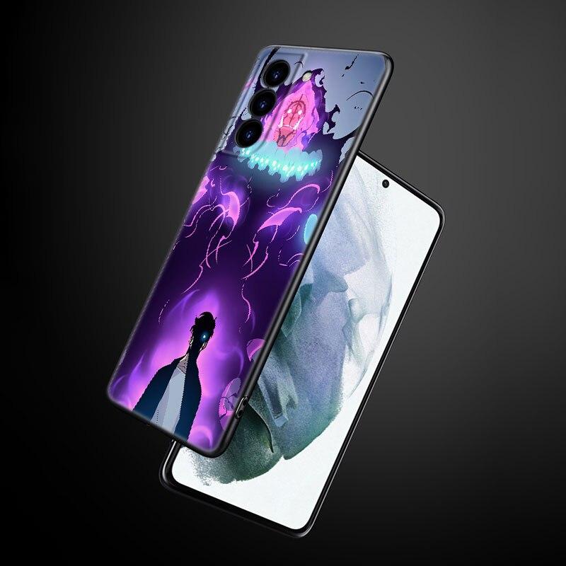 Чехол для телефона с аниме Solo Leveling для Samsung Galaxy S22 Pro S21 S20 Ultra FE S10 Lite 5G S10E S9 S8 Plus, мягкий черный чехол из ТПУ