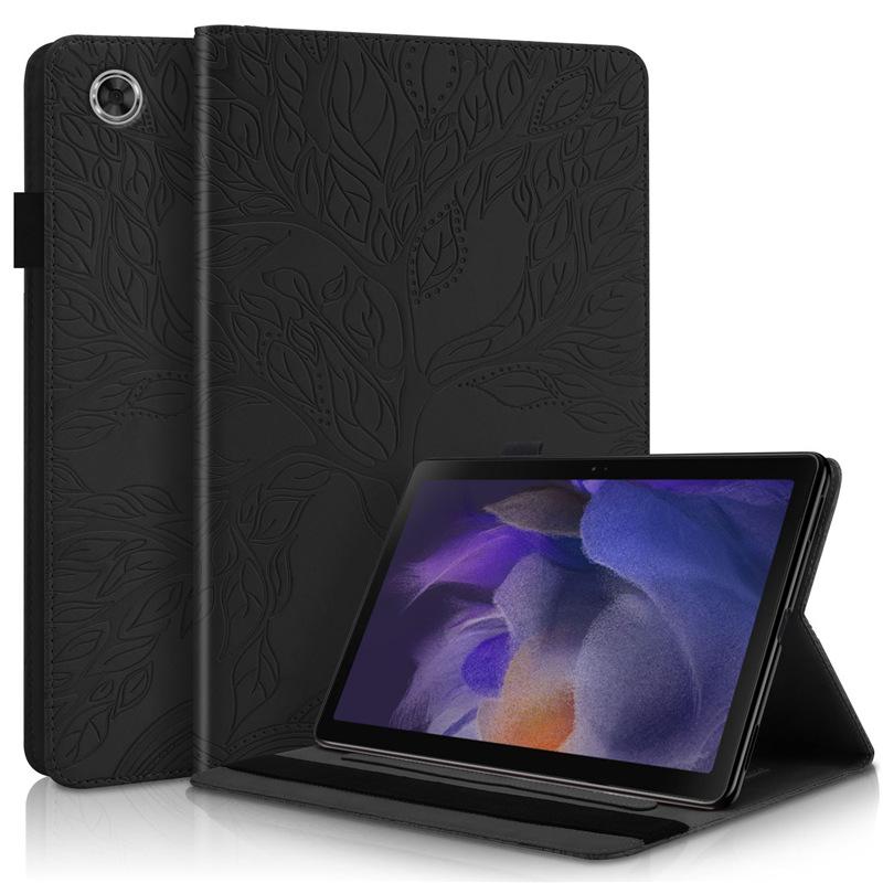 Compatible with Samsung Galaxy Tab S10+ S9 FE+ A9+ 11-Inch Case with Card Slot Wallet Cover Shockproof PU Leather