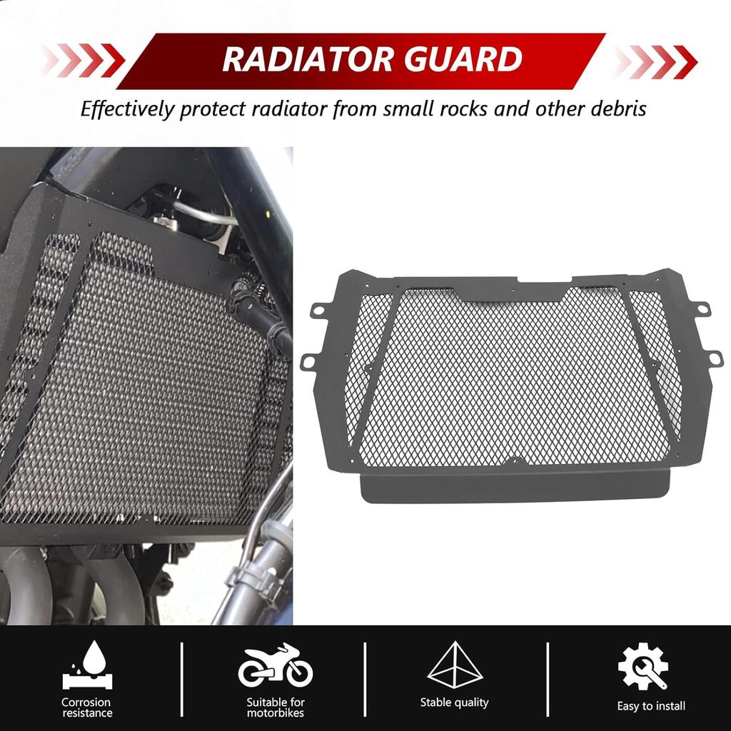 Radiator Guard for MT-03 MT-25 2015-2026, Motorcycle Grille Protective Cover Compatible with Yamaha MT03 MT25
