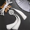 Handwoven Pendant Waist Rope Chinese Style Braided Waist Sash Tassel Waist Cord  for Men Women