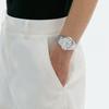 Casio ЧАСЫ 50 метров водонепроницаемые модный стиль кварцевый механизм стальной ремешок японские и корейские часы 40 мм мужские часы белые MTP-1246D-7A