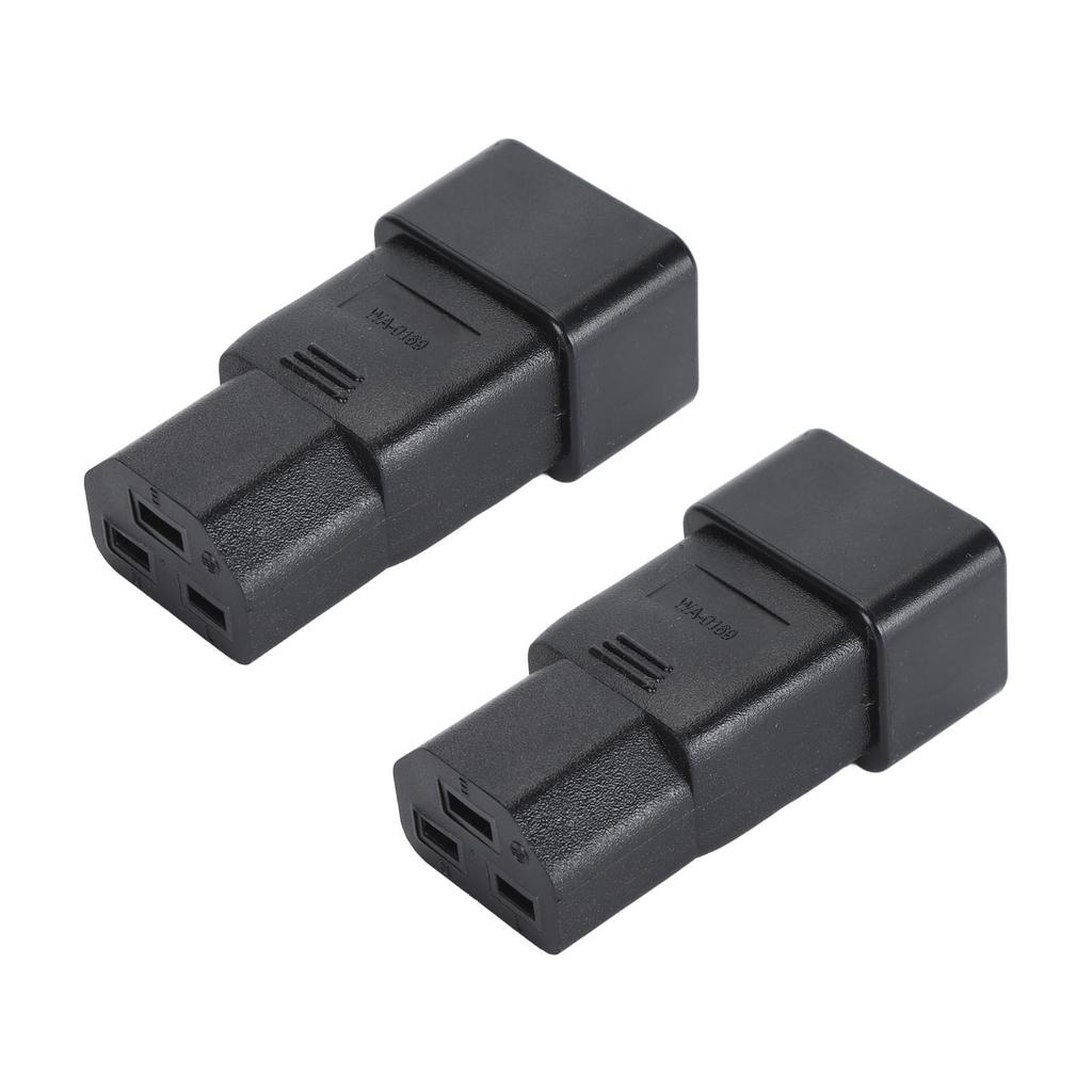 2 шт. Адаптер питания IEC320 C20 к IEC320 C21 Профессиональный Plug and Play Адаптер вилки питания C20 к C21 для ИБП, PDU питания