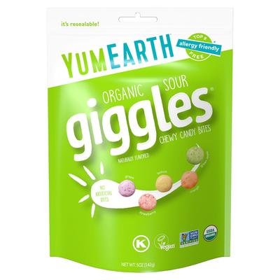 YumEarth Giggles Sour Flavor Candy 142g (5oz)