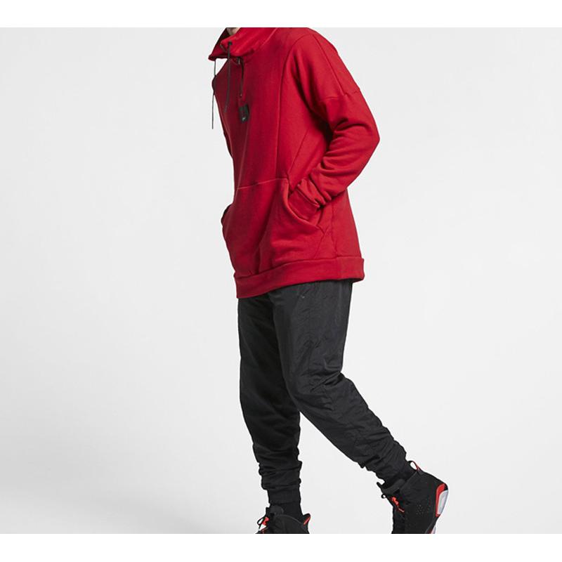 Jordan Sweatshirts Men's Red Turtleneck Moderate Regular AV2293-687